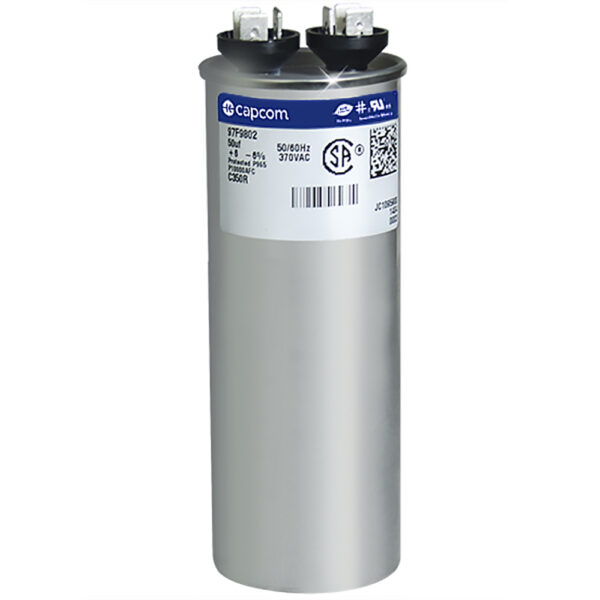 50 MFD x 370 Run Capacitor # 97F9802 - Image 2