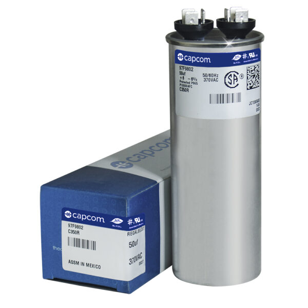 50 MFD x 370 Run Capacitor # 97F9802