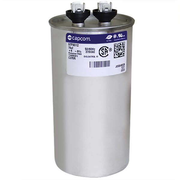 70 MFD x 370 Run Capacitor # 97F9012 - Image 2