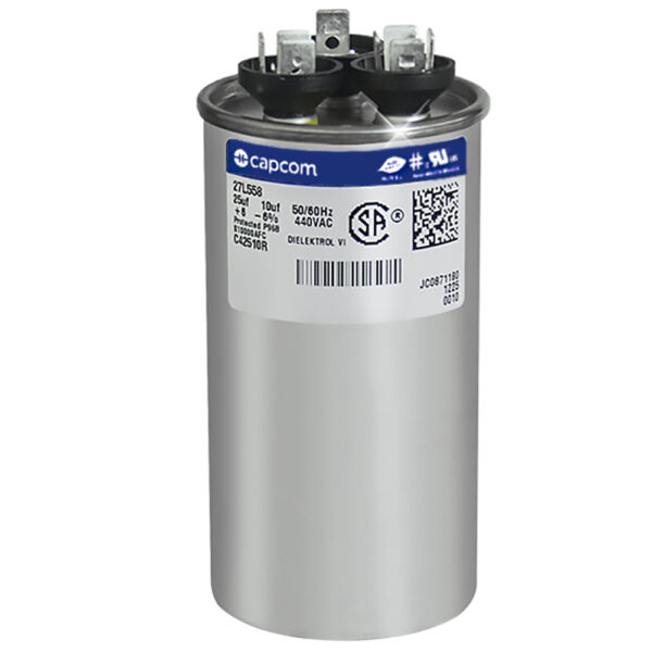 25+10 MFD x 440 Run Capacitor # 27L558 - Image 2