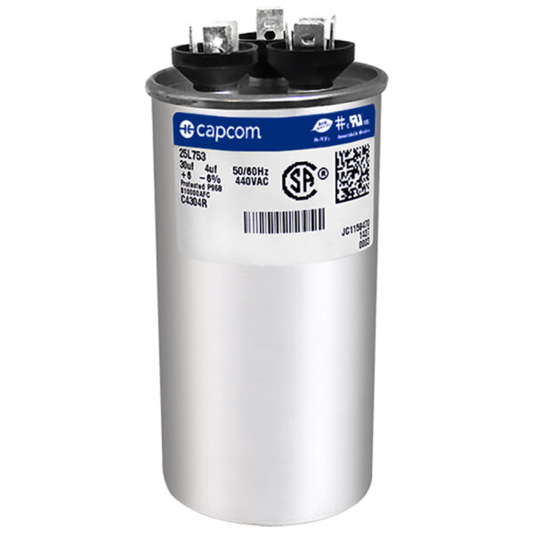 30+4 MFD x 440 Run Capacitor # 25L753 - Image 2