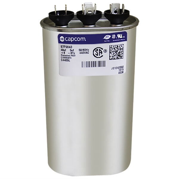 40+5 MFD x 440 Run Capacitor # 97F9843 - Image 2