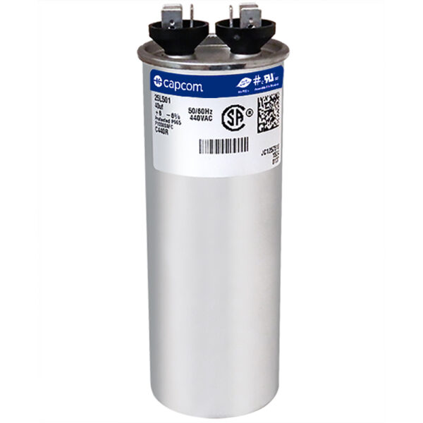 40 MFD x 440 Run Capacitor # 25L501 - Image 2