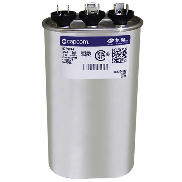 45+5 MFD x 440 Run Capacitor # 97F9844 - Image 2
