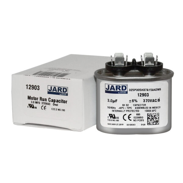 3 MFD x 370 Run Capacitor # 325P305H37A15A4Z