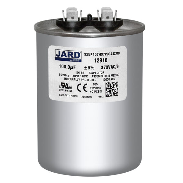 100 MFD x 370 Run Capacitor # 325P107H37P33A4Z - Image 2