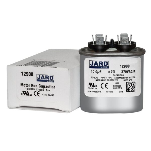 10 MFD x 370 Run Capacitor # 12908