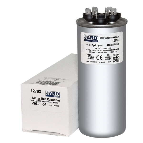 55+7.5 MFD x 440 Run Capacitor # 328P557DH44N46A5Z