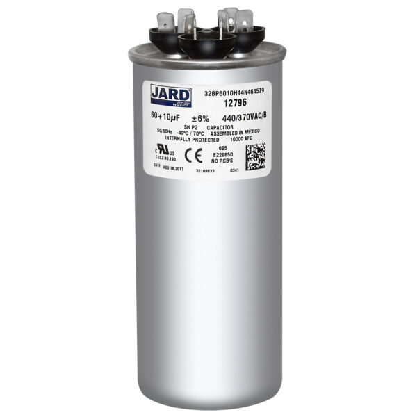 60+10 MFD x 440 Run Capacitor # 328P6010H44N46A5Z - Image 2