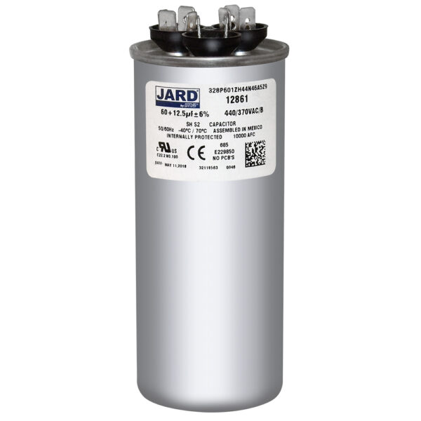 60+12.5 MFD x 440 Run Capacitor # 328P601ZH44N46A5Z - Image 2