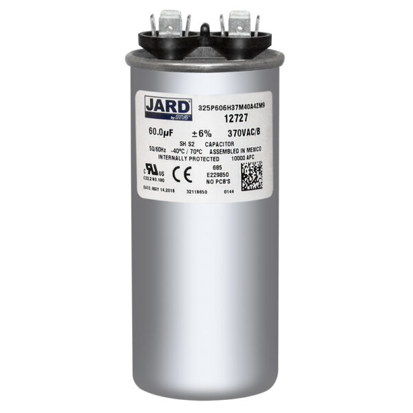 60 MFD x 370 Run Capacitor # 325P606H37M40A4Z - Image 2