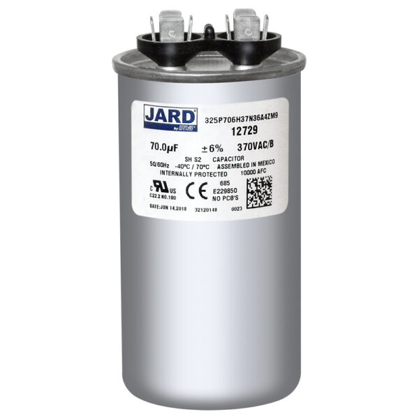 70 MFD x 370 Run Capacitor # 325P706H37N36A4Z - Image 2