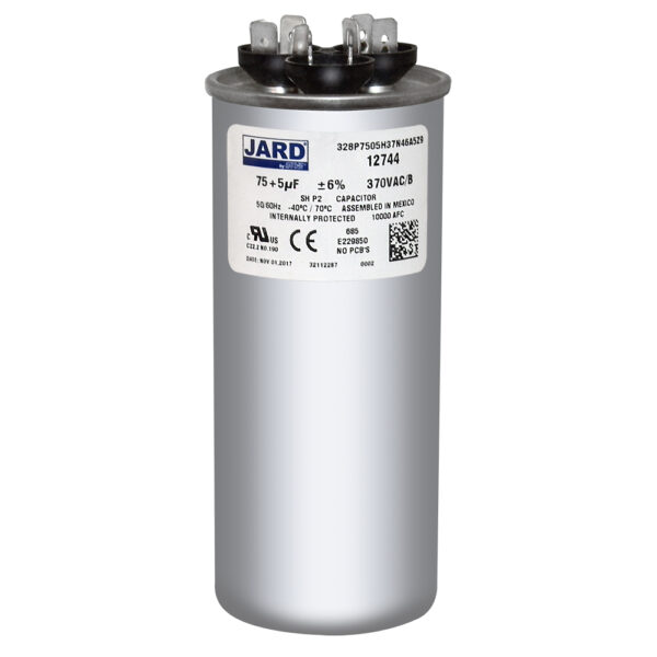 75+5 MFD x 370 Run Capacitor # 328P7505H37N46A5Z - Image 2