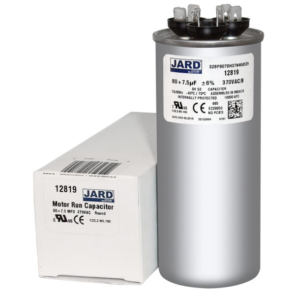 80+7.5 MFD x 370 Run Capacitor # 328P807DH37N46A5Z