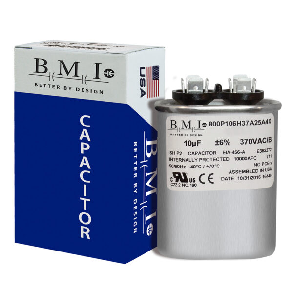 10 MFD x 370 Run Capacitor # 14008