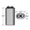 12.5 MFD x 440 Run Capacitor # 14033 - Image 4
