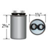 15 MFD x 440 Run Capacitor # 14234 - Image 4