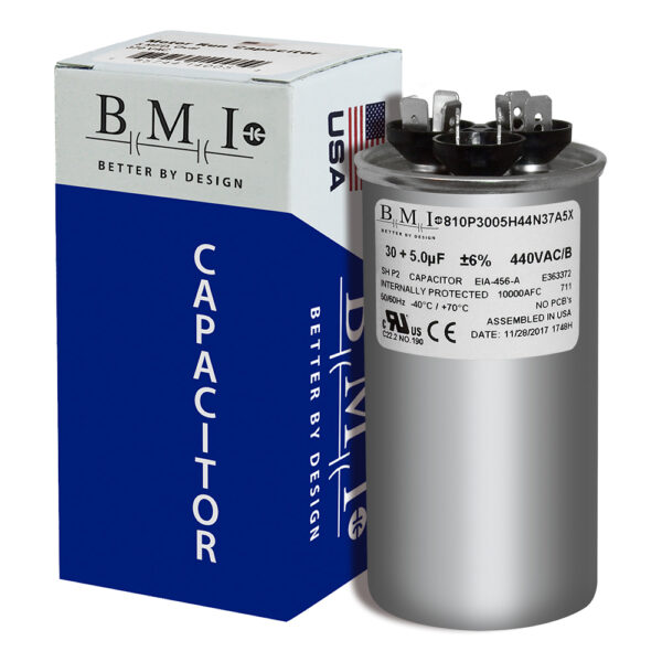 30+5 MFD x 440 Run Capacitor # 14281