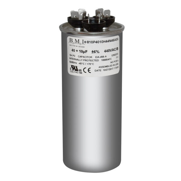 40+10 MFD x 440 Run Capacitor # 14088 - Image 2