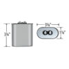 60 MFD x 440 Run Capacitor # 14051 - Image 4