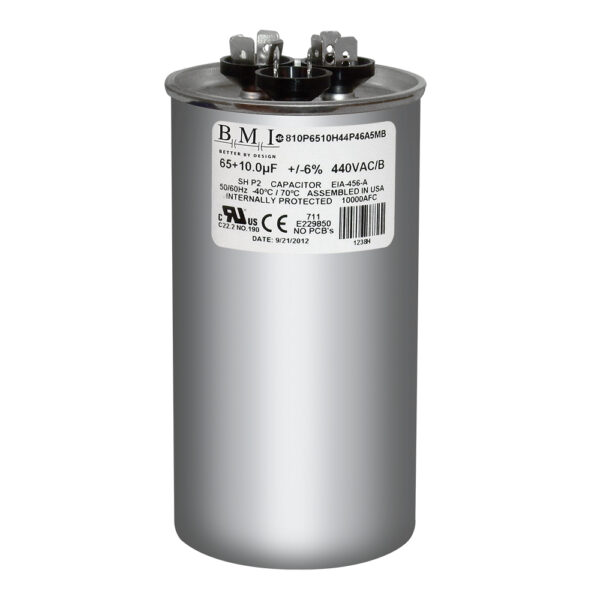 65+10 MFD x 440 Run Capacitor # 14162 - Image 2