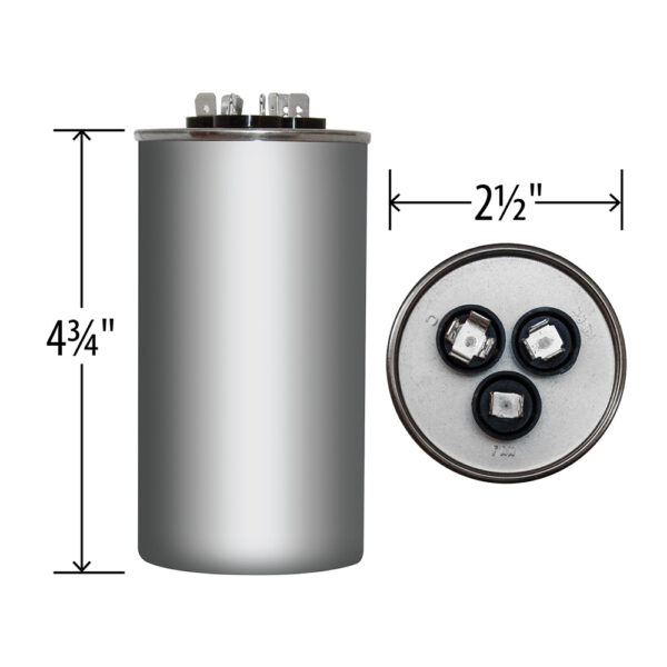 65+10 MFD x 440 Run Capacitor # 14162 - Image 4
