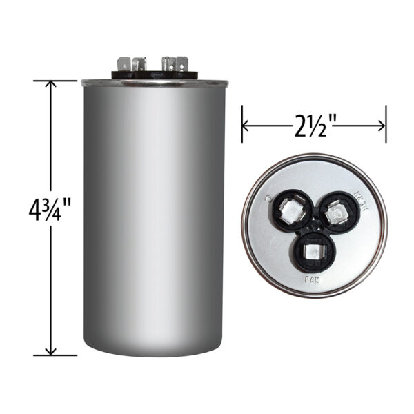 70+10 MFD x 440 Run Capacitor # 14169 - Image 4
