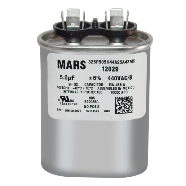 5 MFD x 440 Run Capacitor # 12029 - Image 2
