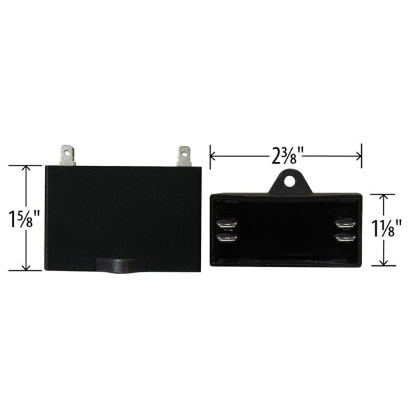 12.5 MFD x 450 Run/Start Capacitor # RC12.5X450 - Image 4