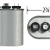 25+5 MFD x 370 Run Capacitor # 97F9675 - Image 4