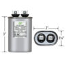 10 MFD x 440 Run Capacitor # SFCAP10440 - Image 4