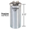 55+7.5 MFD x 440 Run Capacitor # 43-TL55074-R - Image 4