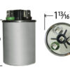 Universal Run Capacitor # Turbo-MINI-Round - Image 3