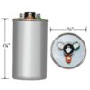 60+5 MFD x 370/440 Run Capacitor # USA2220B - Image 4