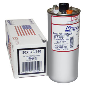 80 MFD x 370/440 Run Capacitor # USA2229