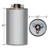 40+10 MFD x 370/440 Run Capacitor # USA2232A - Image 4